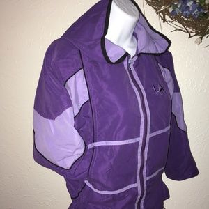 LA Gear Hooded Jacket Girls Size 7/8